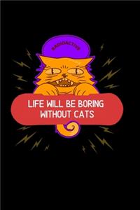 Life will be boring without cats