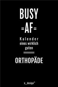 Kalender für Orthopäden / Orthopäde / Orthopädin