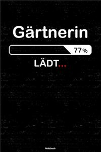 Gärtnerin Lädt... Notizbuch