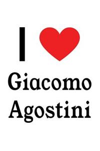 I Love Giacomo Agostini: Giacomo Agostini Designer Notebook