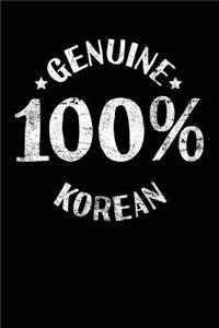 Genuine 100% Korean