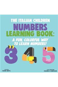 The Italian Children Numbers Learning Book