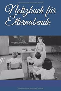 Notizbuch für Elternabende