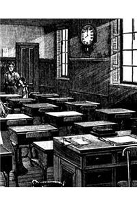 School Composition Book Old Fashioned Classroom 200 Pages