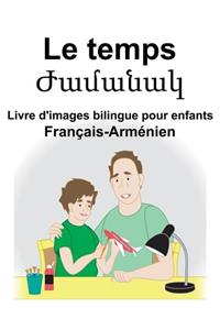 Français-Arménien Le temps Livre d'images bilingue pour enfants