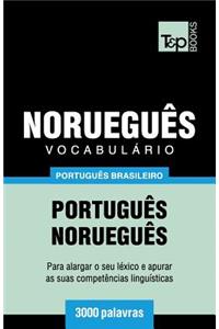 Vocabulário Português Brasileiro-Norueguês - 3000 palavras