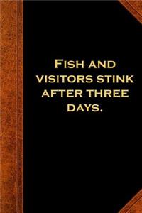 2019 Weekly Planner Ben Franklin Quote Fish Visitors Vintage Style