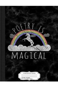 Vintage Poetry Is Magical Composition Notebook