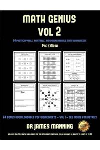 Math Lessons for Preschoolers (Math Genius Vol 2)