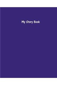 My Story Book - Create Your Own Picture Book with Purple Cover