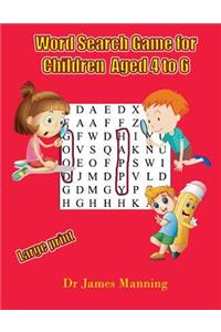Word Search Game for Children aged 4 to 6