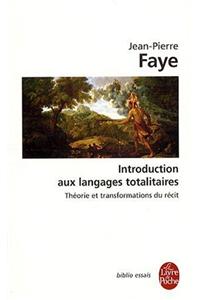 Introduction Aux Langages Totalitaires