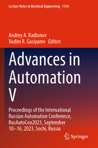 Advances in Automation V
