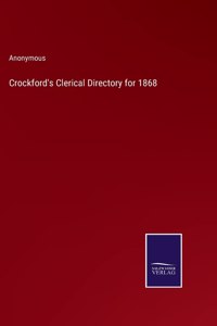 Crockford's Clerical Directory for 1868