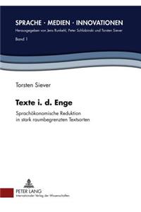 Texte I. D. Enge