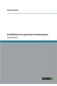 Konfliktlinien im spanischen Parteiensystem