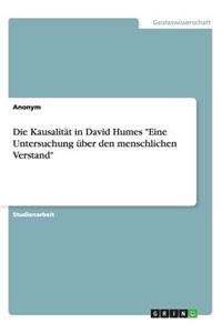 Die Kausalität in David Humes 