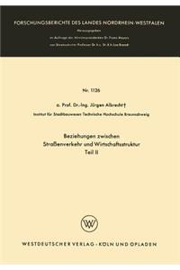 Beziehungen zwischen Straßenverkehr und Wirtschaftsstruktur