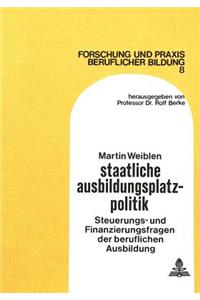Staatliche Ausbildungsplatzpolitik