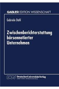 Zwischenberichterstattung börsennotierter Unternehmen
