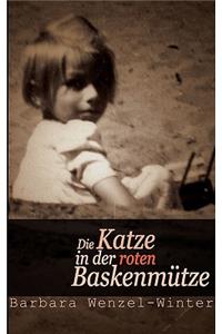 Die Katze in der roten Baskenmütze