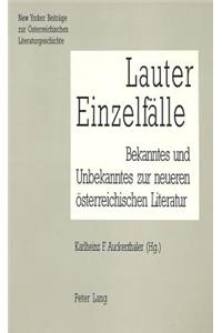 Lauter Einzelfaelle