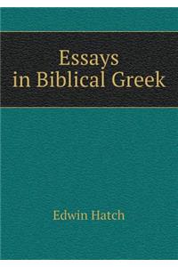 Essays in Biblical Greek