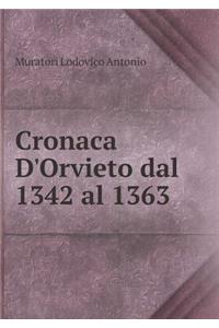 Cronaca d'Orvieto Dal 1342 Al 1363