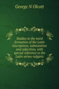 STUDIES IN THE WORD FORMATION OF THE LA