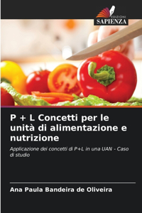 P + L Concetti per le unità di alimentazione e nutrizione