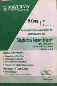 B.Com 1st Sem Corres (distance education) Guide -