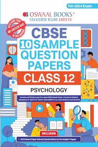 Oswaal CBSE Sample Question Papers Class 12 Psychology (For Board Exams 2024) | 2023-24
