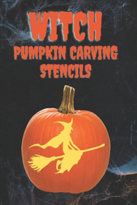 Witch Pumpkin Carving Stencils