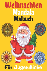 Weihnachten Mandala Malbuch Für Jugendliche