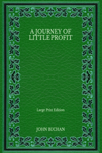 A Journey of Little Profit - Large Print Edition