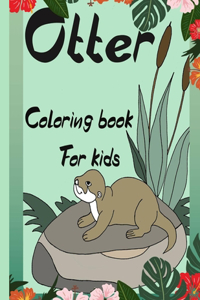 Otter Coloring Book For Kids