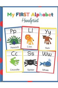 My First Alphabet Handprint