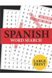 Large Print Spanish Word Search