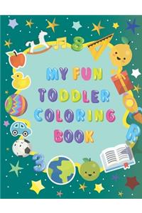 My fun toddler coloring book