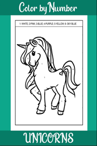 Unicorns color by number