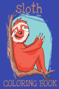 Sloth Coloring Book