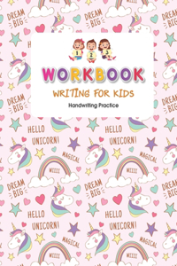 Workbook Writing for kids