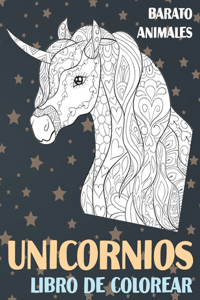 Libro de colorear - Barato - Animales - Unicornios