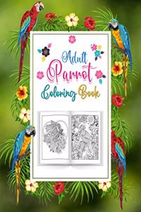 Adults Parrot Coloring Book