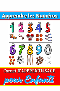 Apprendre Les Numéros Carnet d'Apprentissage Pour Enfants