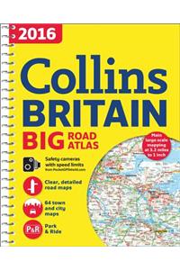 2016 Collins Big Road Atlas Britain