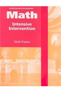 Hsp Math: Intensive Intervention Student Skill Pack (Single Package) Grade 4 2009