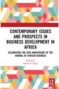 Contemporary Issues and Prospects in Business Development in Africa