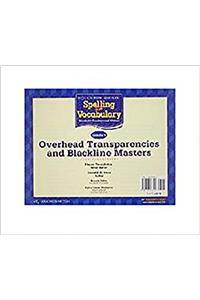 Houghton Mifflin Spelling and Vocabulary: Overhead Transparencies and Blackline Masters Grade 3