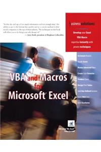 VBA and Macros for Microsoft Excel